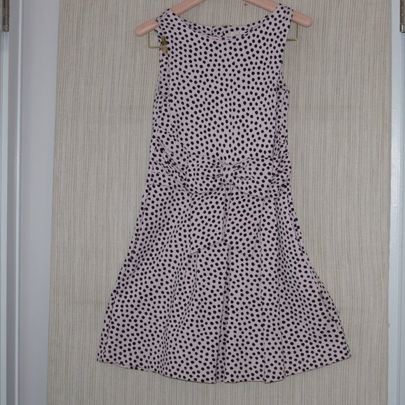 Kate Spade The Rules Dot JillianPink Black Polka Dots Dress girls 14 years